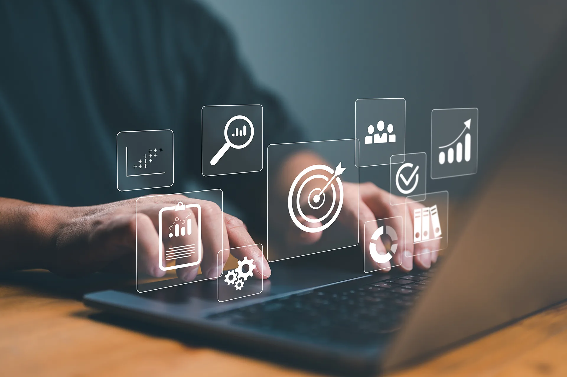 Data-driven marketing analytics dashboard